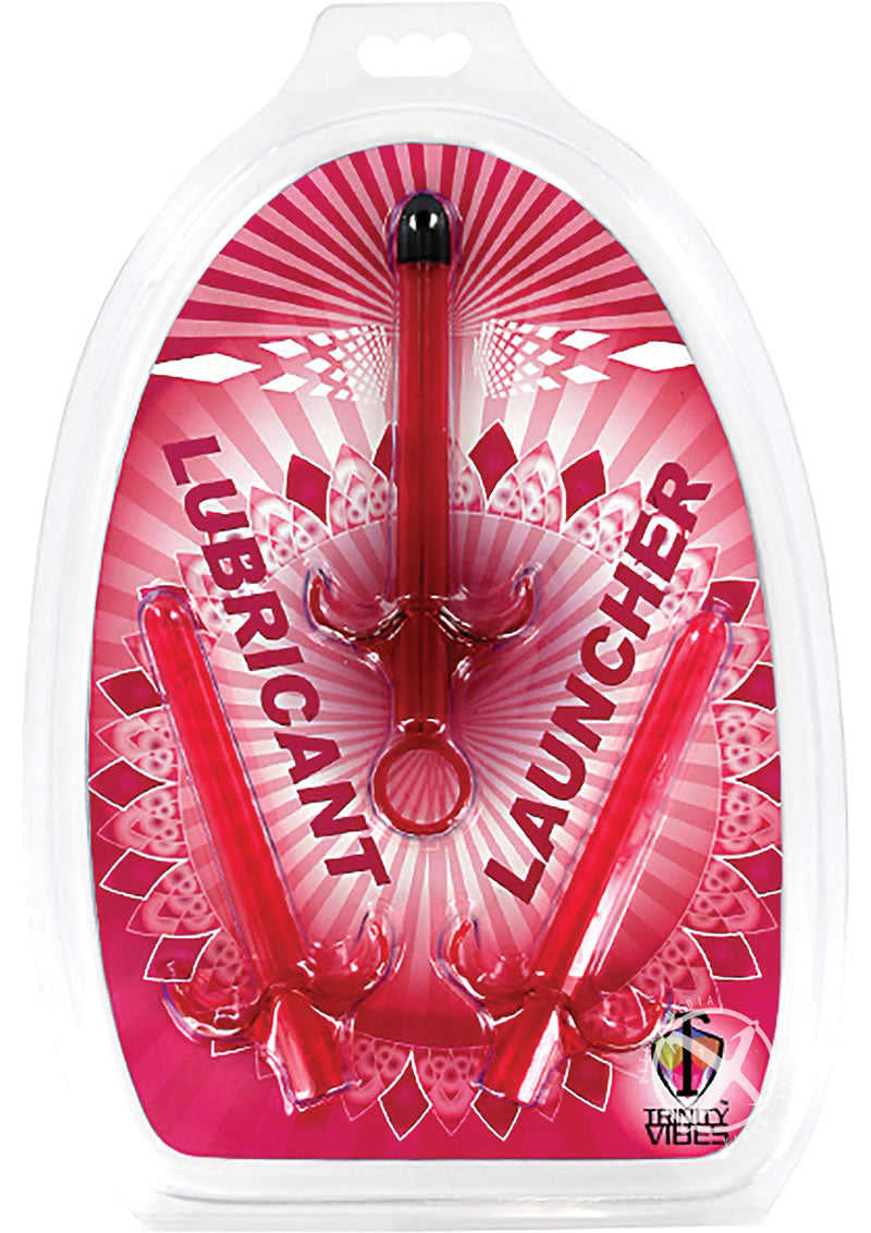 Trinity Vibes Lubricant Launcher - Red - Set Of 3