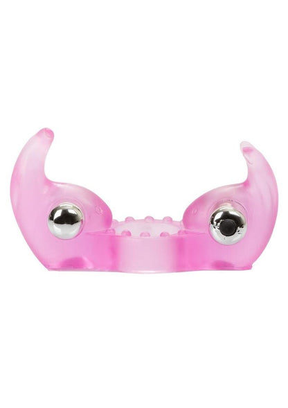 Triple Orgasms Enhancer Vibrating Cock Ring with Clitoral Stimulation