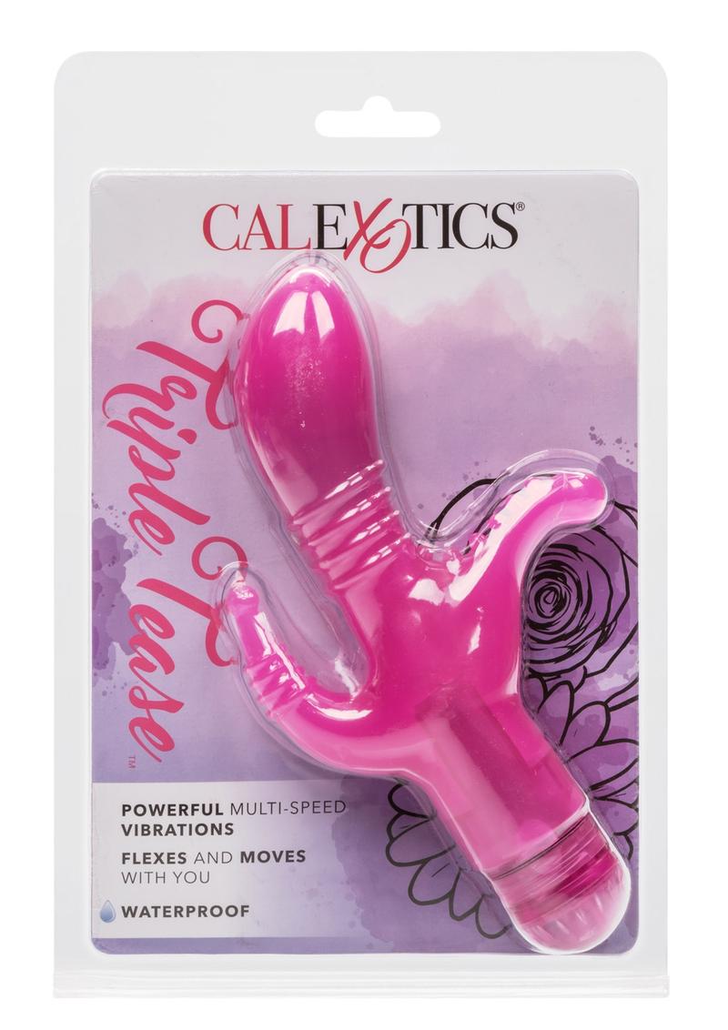 Triple Tease Vibrator - Pink