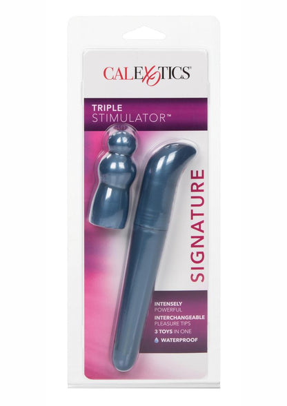 Triple Vibrating G-Spot Stimulator with Pleasure Tips