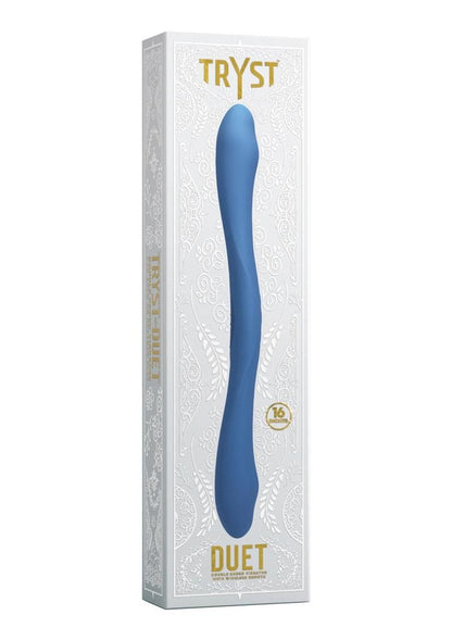 Tryst Duet Rechargeable Silicone Double End Vibrator with Remote Control