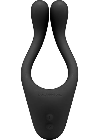 Tryst Rechargeable Multi Erogenous Zone Silicone Massager Waterproof - Black