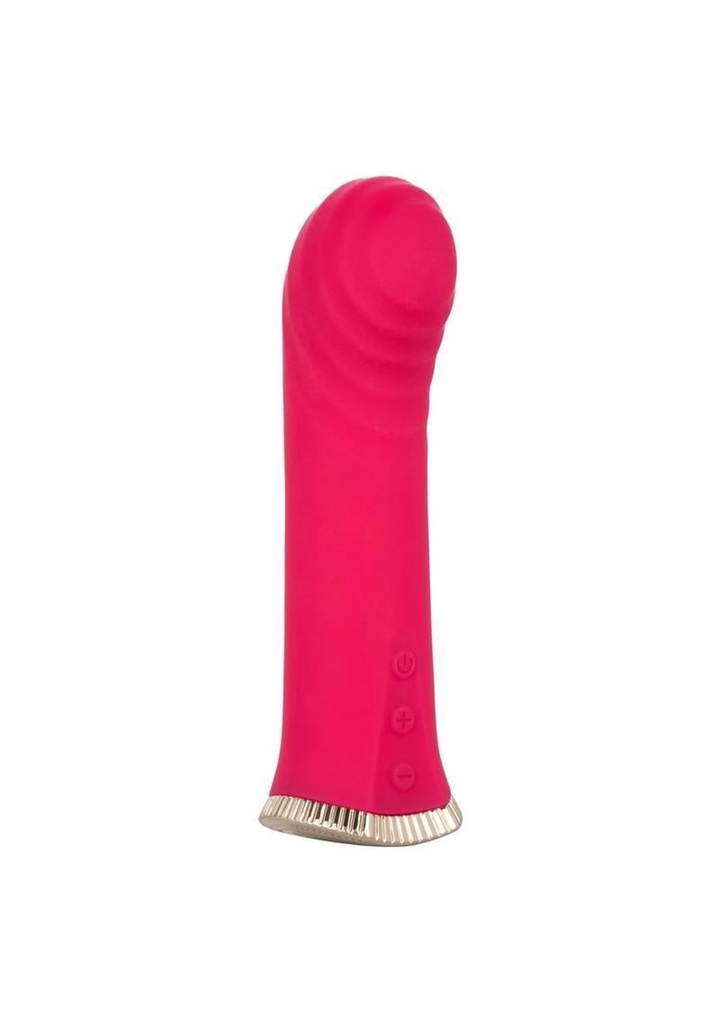 Uncorked Merlot Silicone Rechargeable Vibrator - Pink