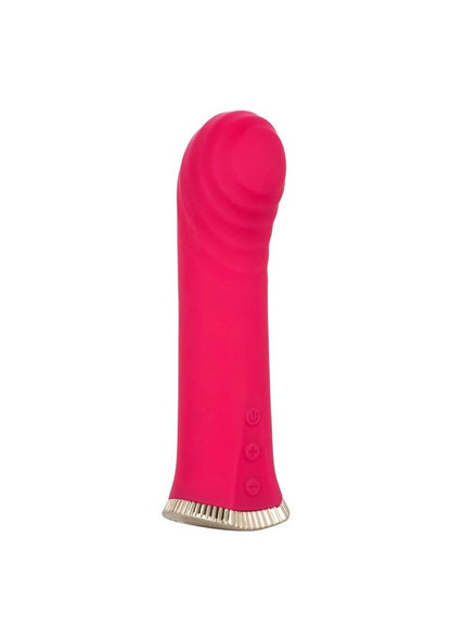 Uncorked Merlot Silicone Rechargeable Vibrator - Pink