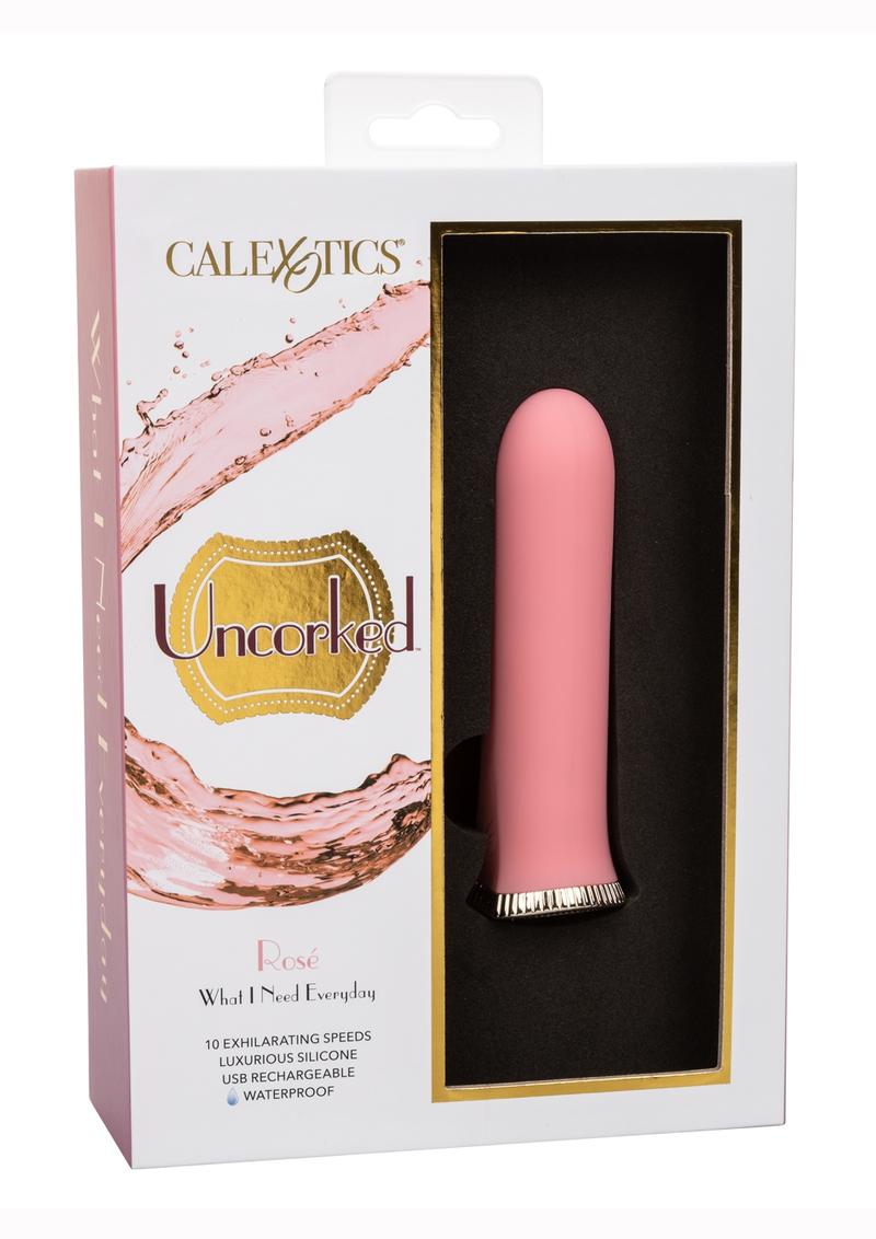 Uncorked RosÃ© Silicone Rechargeable Vibrator