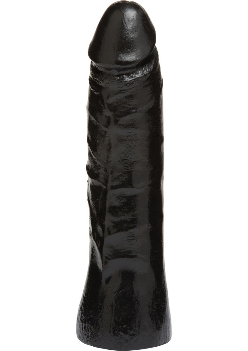 Vac-U-Lock Codeblack Thin Dildo - Black - 7in