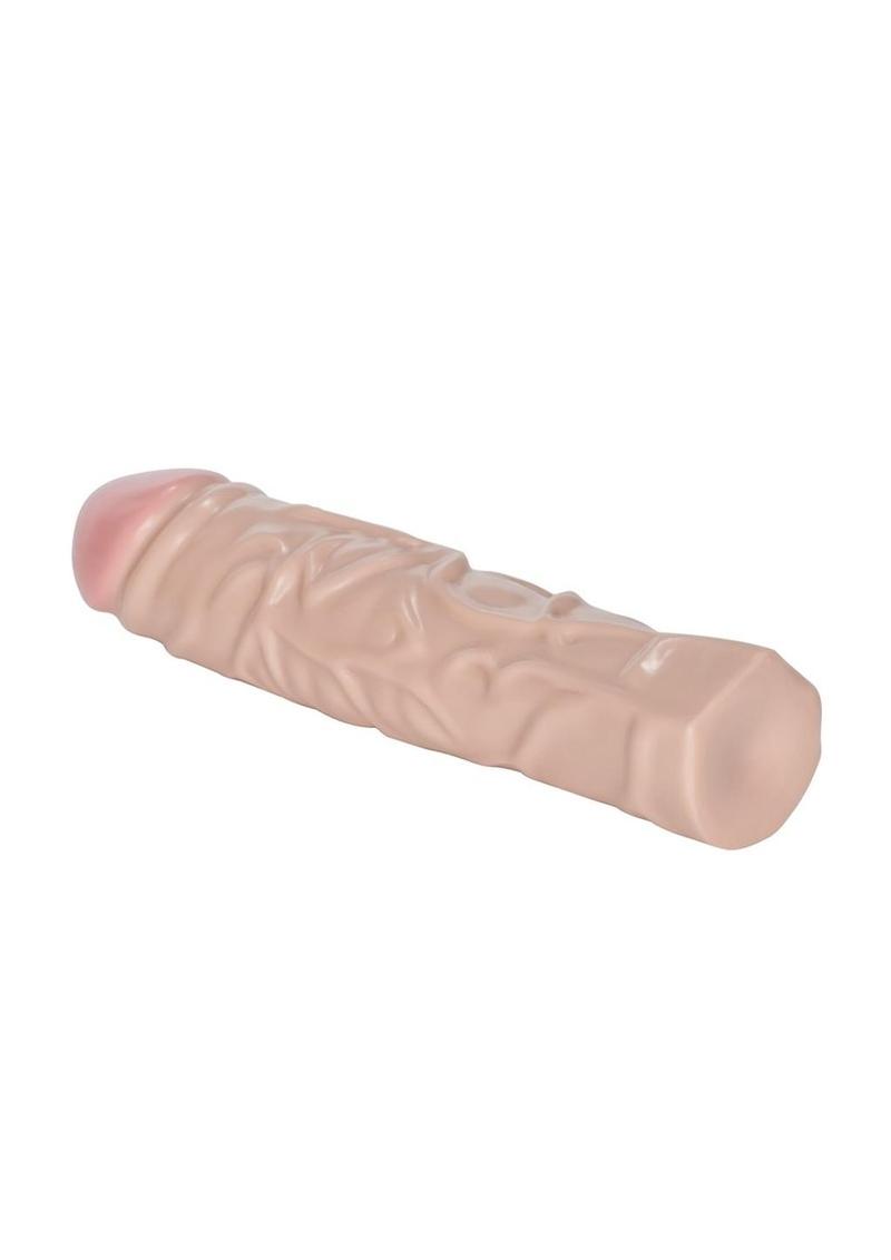 Veined Chubby Dildo - Vanilla - 8.5in