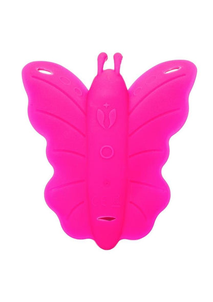 Venus Butterfly Silicone Remote Venus Penis USB Rechargeable Waterproof - Pink