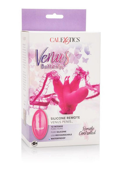 Venus Butterfly Silicone Remote Venus Penis USB Rechargeable Waterproof