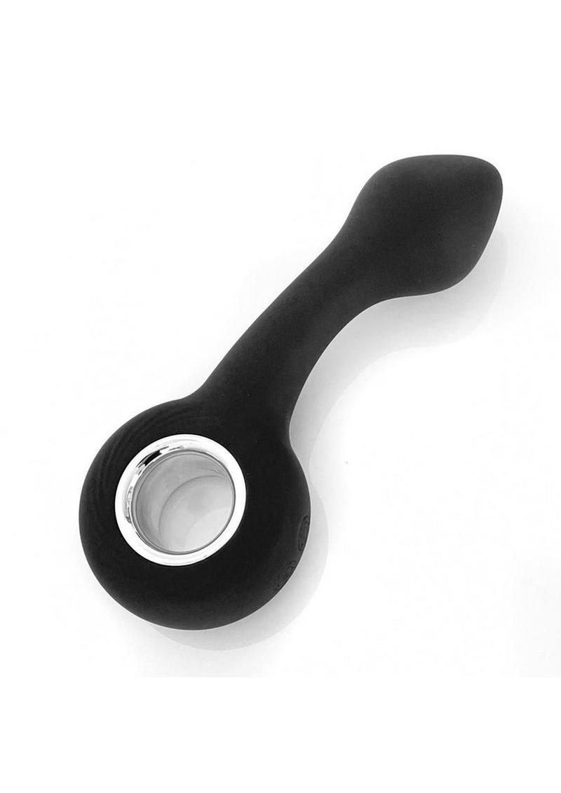 Vers G-Spot Rechargeable Silicone Vibrator - Black