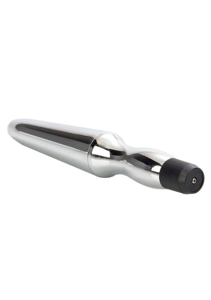 Vibrating Anal Probe Vibrator - Silver