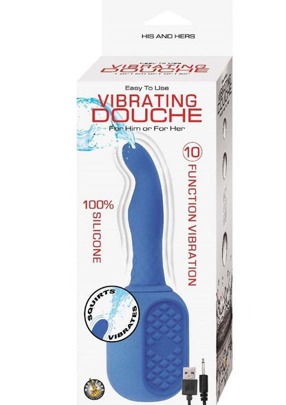 Vibrating Douche Rechargeable Silicone Anal Douche