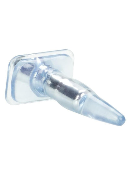 Vibrating High Intensity Probe Butt Plug - Blue