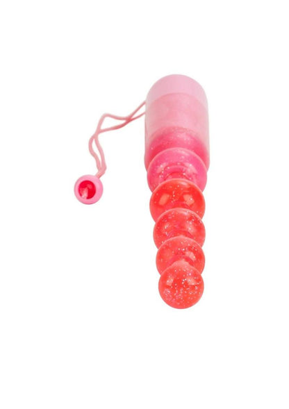 Vibrating Pleasure Beads Anal Beads - Pink