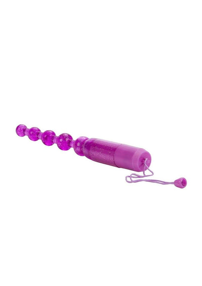 Vibrating Pleasure Beads Anal Beads - Purple