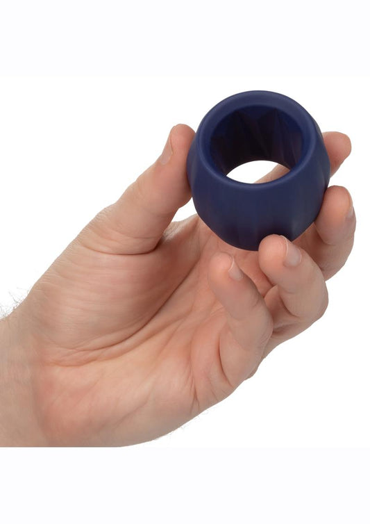 Viceroy Reverse Stamina Ring Silicone Cock Ring - Blue