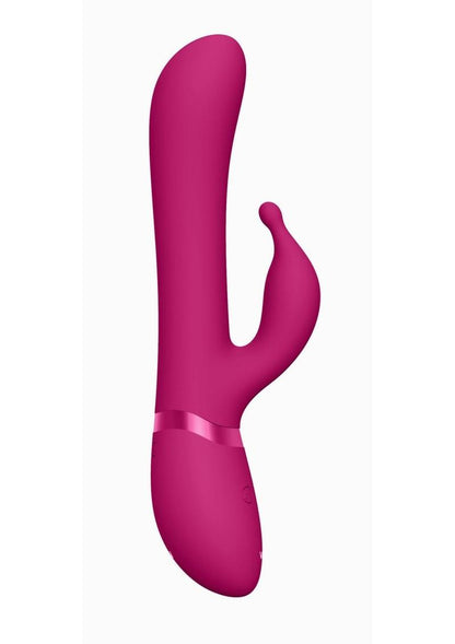 Vive Chou Rechargeable Silicone G-Spot Rabbit and Clitoral Stimulator - Pink