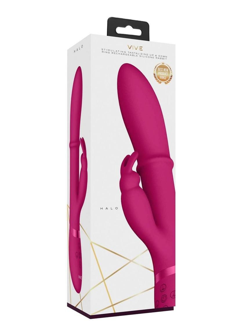 Vive Halo Rechargeable Silicone Ring Rabbit Vibrator