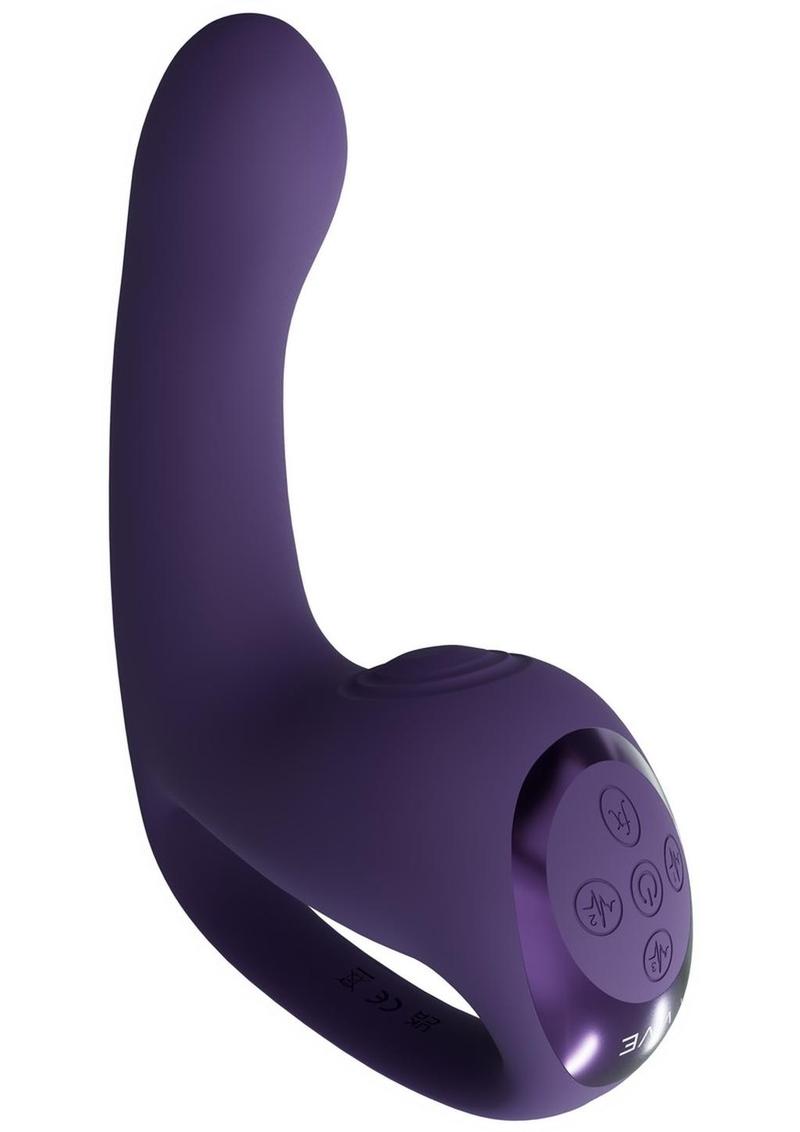 Vive Riko Rechargeable Silicone Triple Motor Thumper with Finger Motion Vibrator