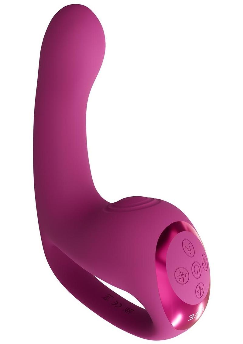 Vive Riko Rechargeable Silicone Triple Motor Thumper with Finger Motion Vibrator