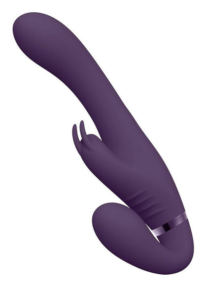 Vive Suki Rechargeable Silicone Vibrating Strapless Strap-On Rabbit