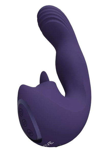 Vive Riko Rechargeable Silicone Triple Motor G-Spot Finger Motion Vibrator