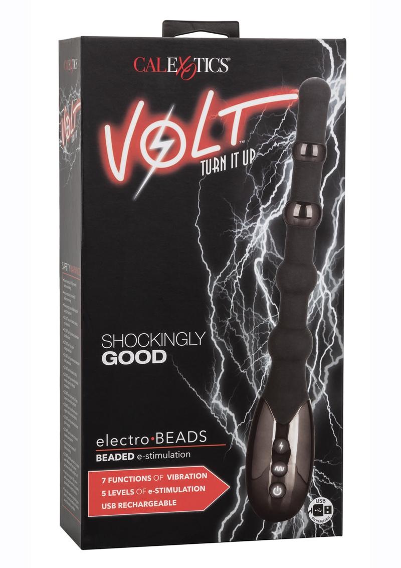 Volt Electro-Beads Rechargeable Silicone Wand with Remote Control