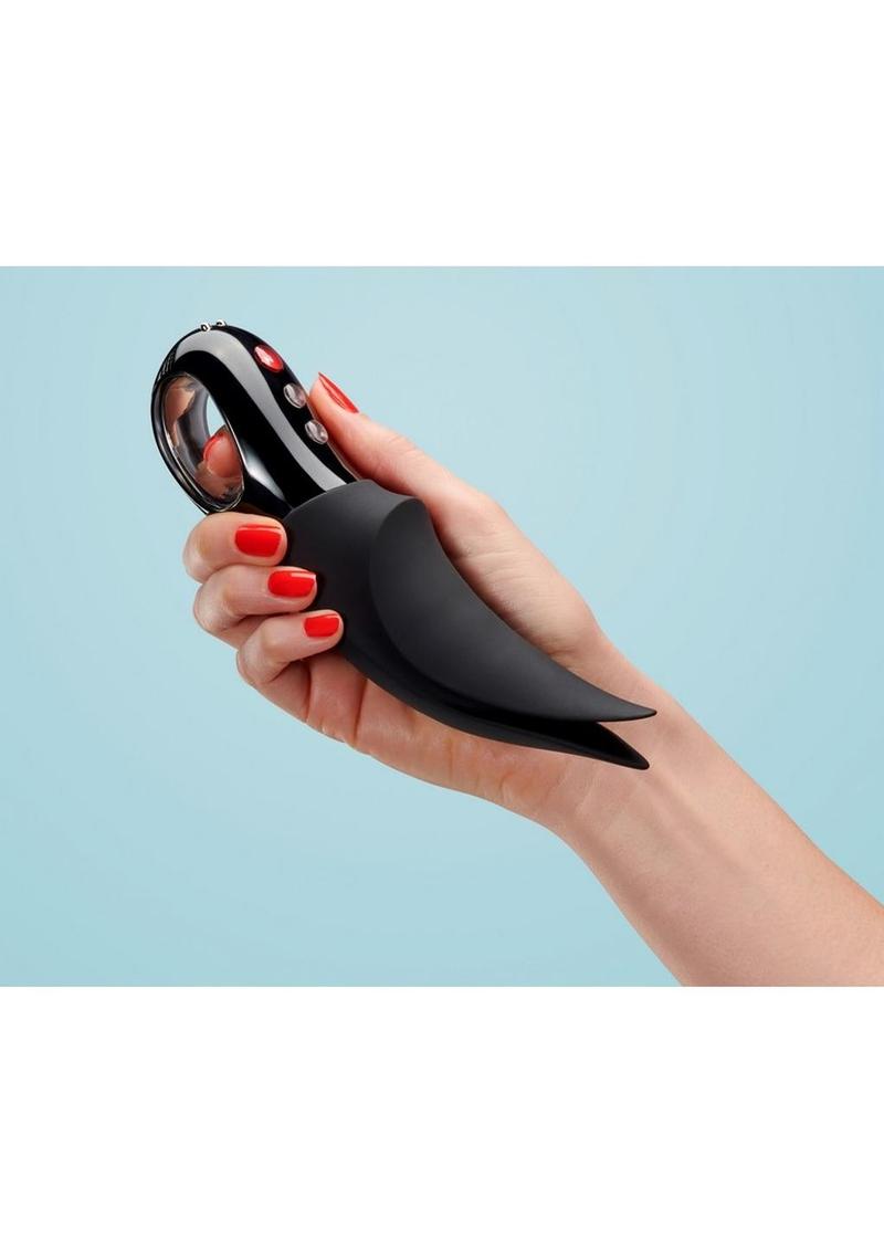 Volta Silicone Vibrating Stimulator - Black