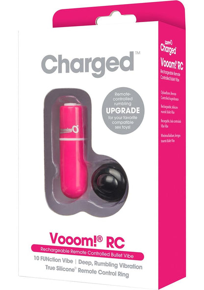 Vooom Wireless Remote Control Silicone USB Rechargeable Bullet Waterproof