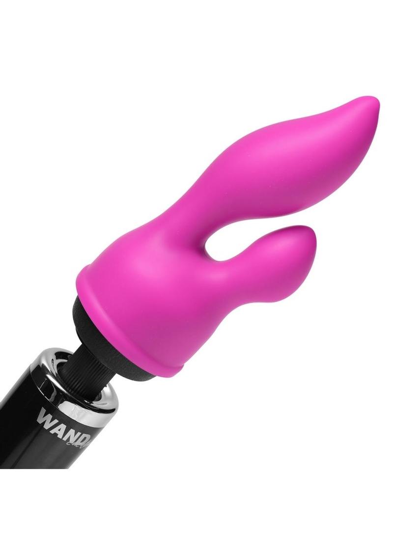 Wand Essentials Euphoria G-Spot / Clit Stim Silicone Attachment - Pink