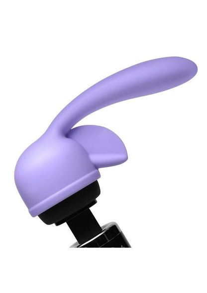 Wand Essentials Fluttering Kiss Dual Stimulation Silicone Attachment - Purple