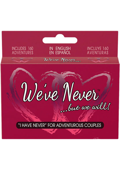 We've Never ...But We Will - Couples Card Game