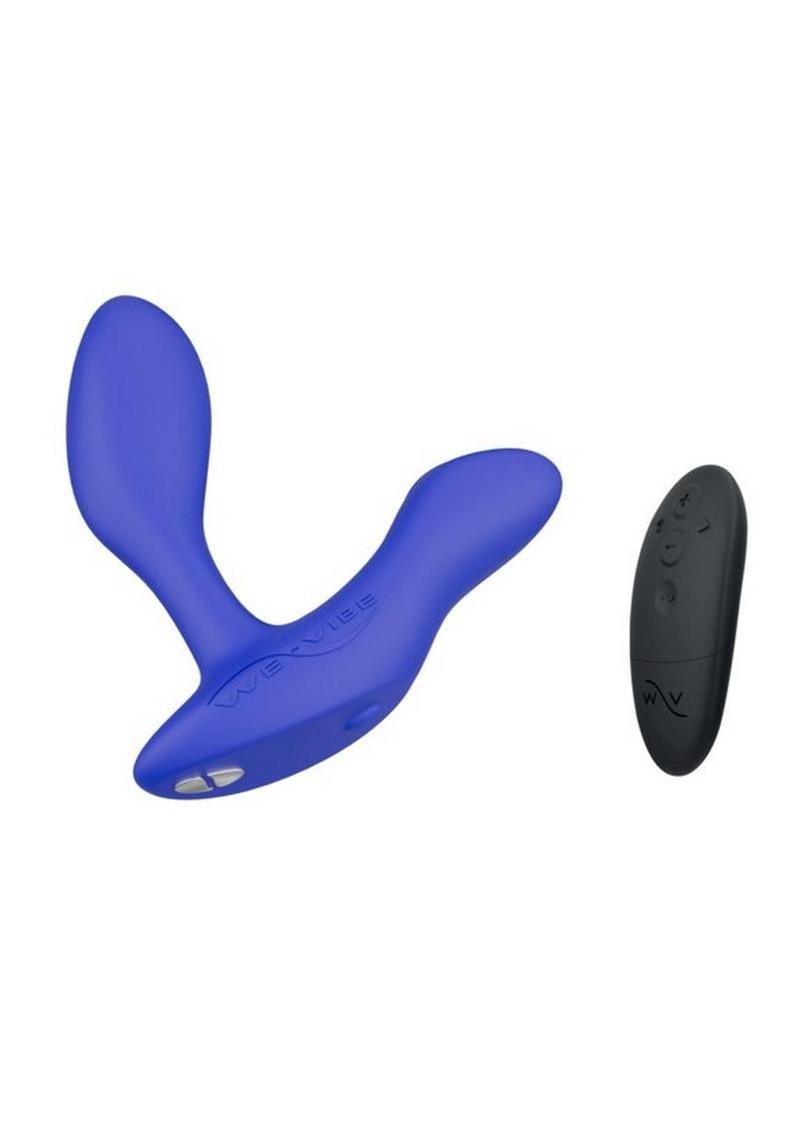 We-Vibe Vector+ Rechargeable Silicone Vibrating Prostate Massager with Remote Control