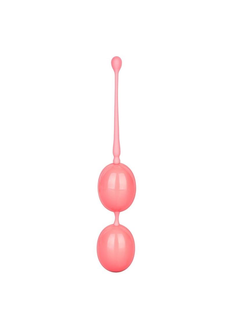 Weighted Kegel Balls Silicone with Retrieval Cord - Pink