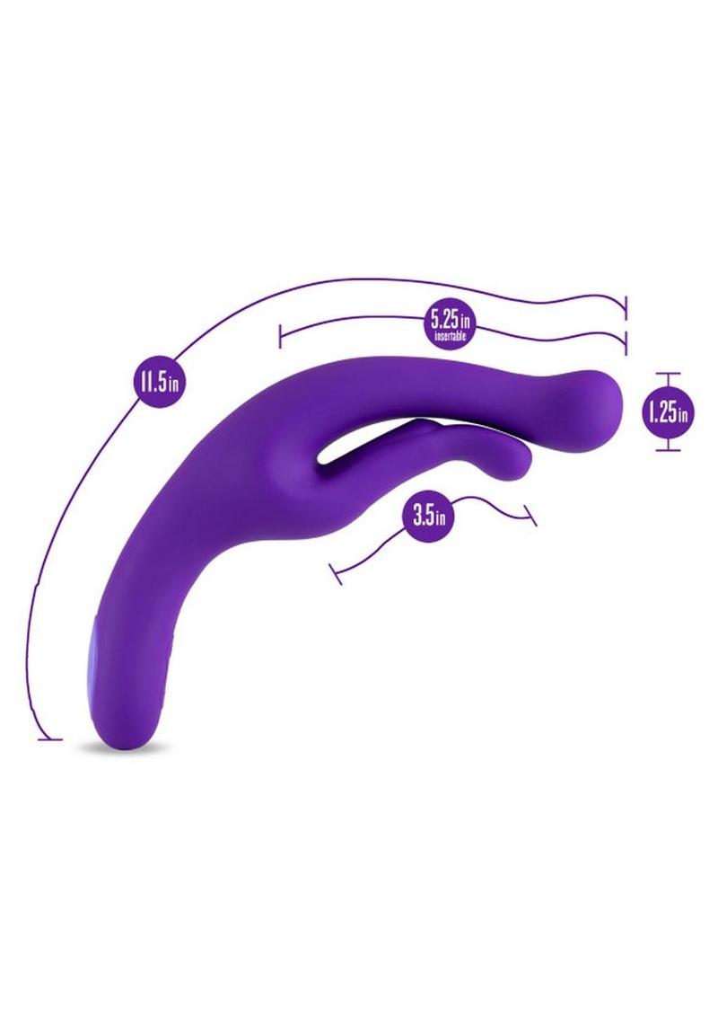 Wellness G Wave Rechargeable Silicone G-Spot Vibrator - Purple