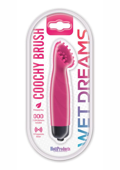 Wet Dreams Coochy Brush Waterproof - Magenta/Pink