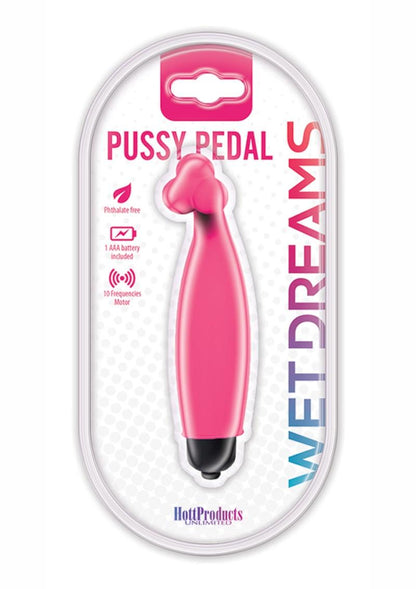 Wet Dreams Pussy Pedal Clitoral Stimulating Vibrator - Magenta/Pink