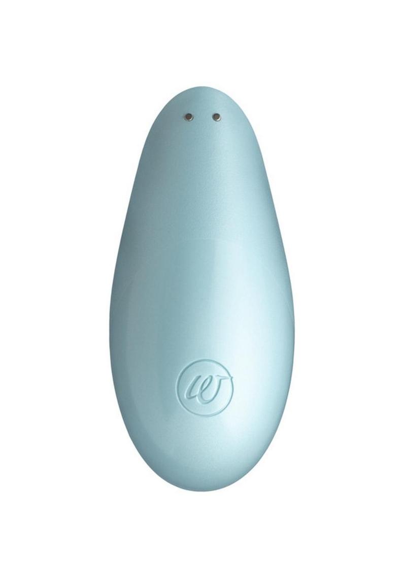 Womanizer Liberty Rechargeable Silicone Clitoral Stimulator - Blue/Powder Blue