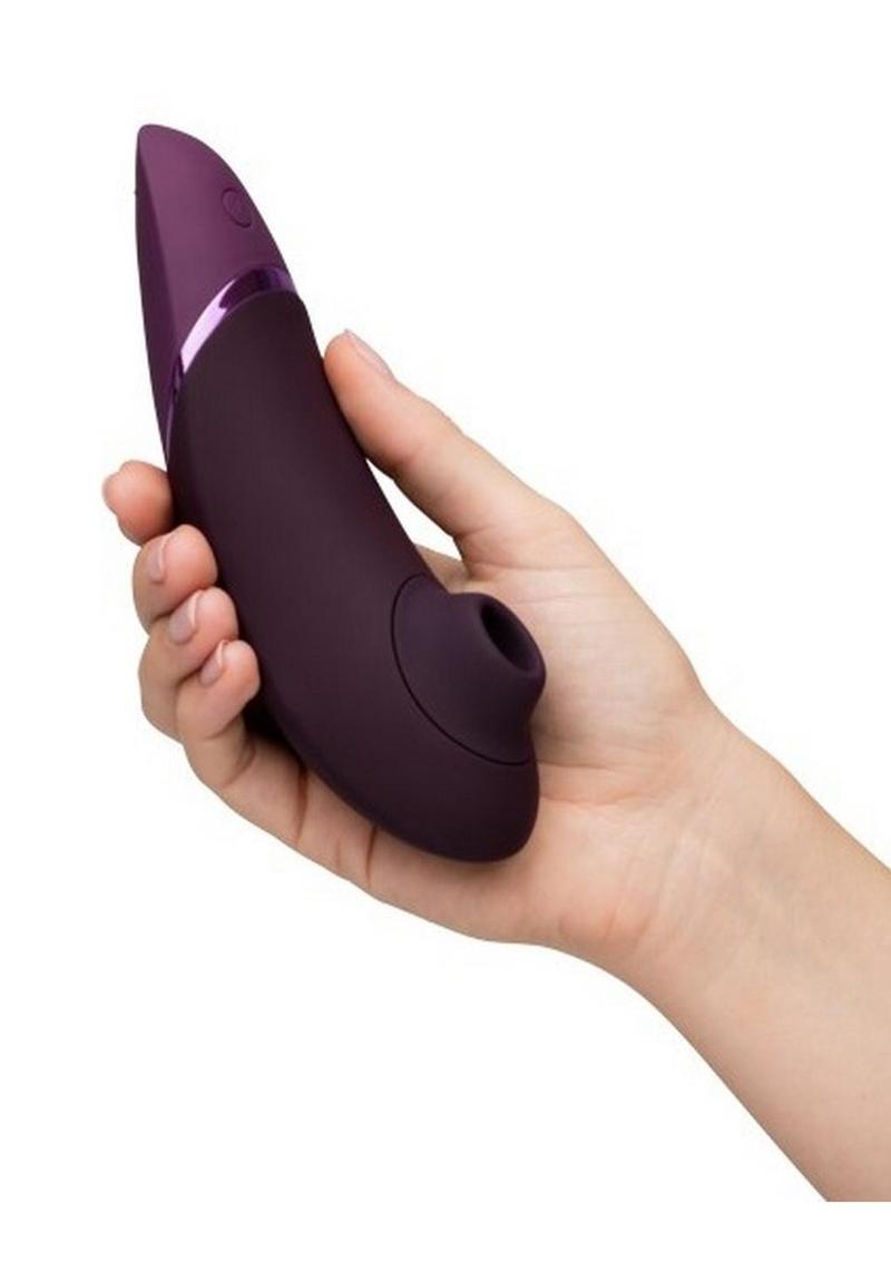 Womanizer Next Rechargeable Silicone Clitoral Stimulator - Dark - Purple