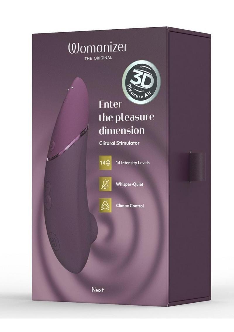 Womanizer Next Rechargeable Silicone Clitoral Stimulator - Dark