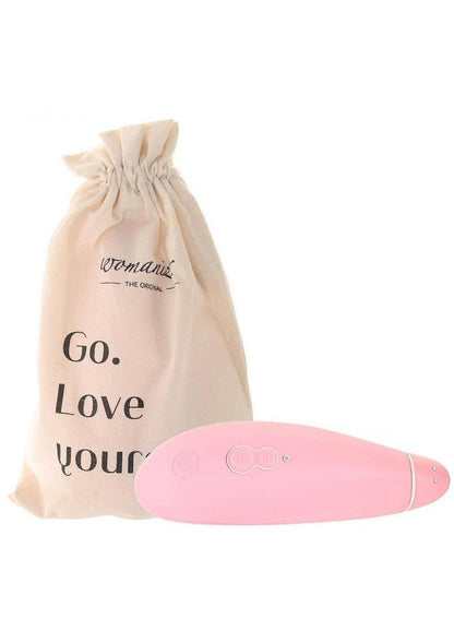 Womanizer Premium Eco Biodegradable Rechargeable Clitoral Stimulator - Pink