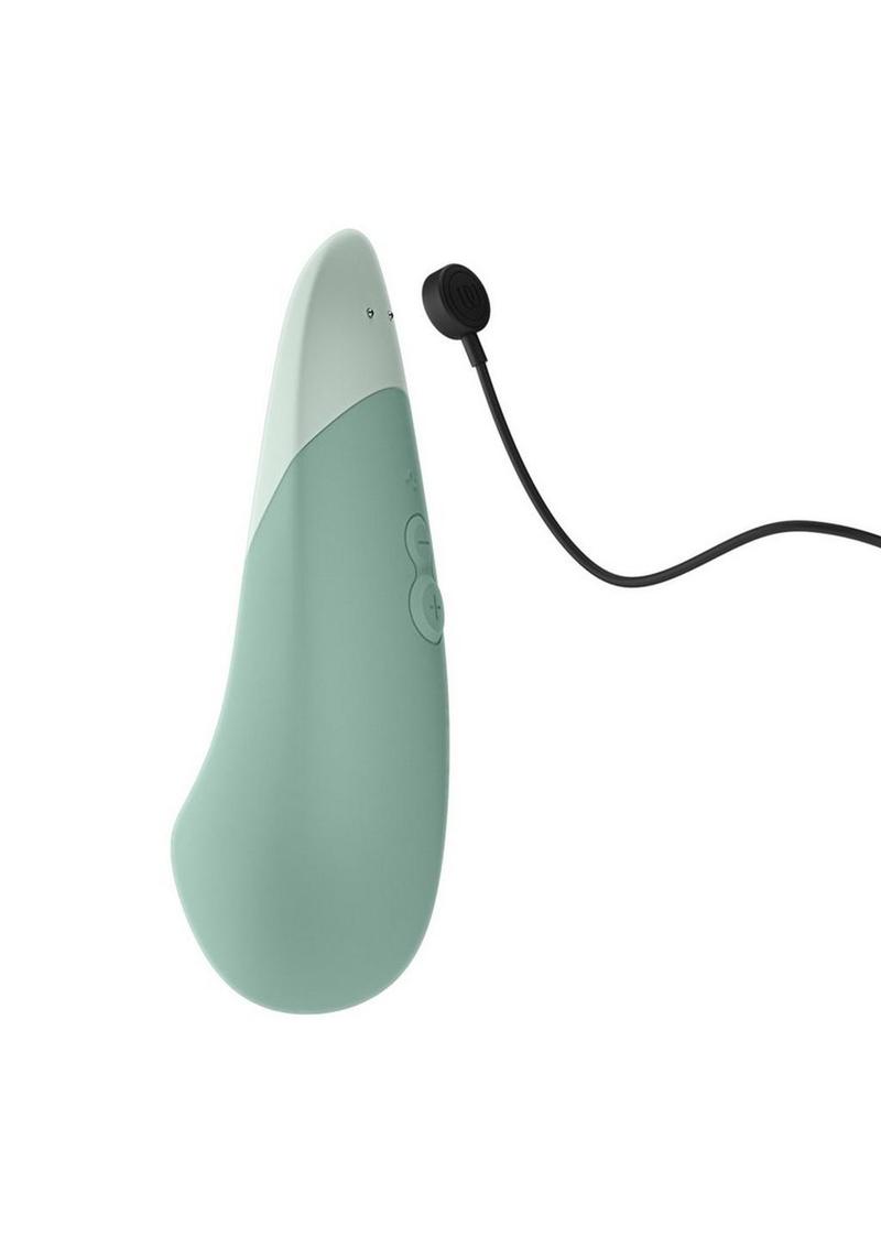 Womanizer Vibe Rechargeable Silicone Clitoral Vibrator - Sage - Green