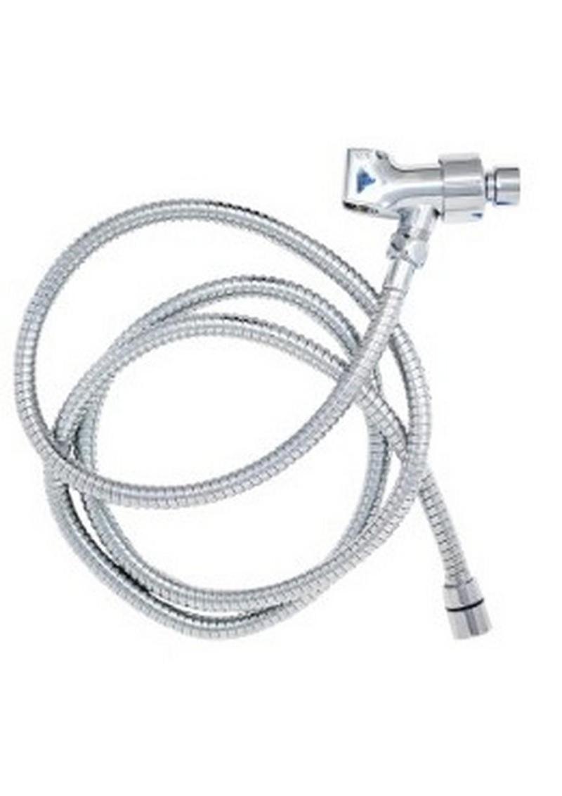 Womanizer Wave Shower Hose and Shower Arm Mount Set - Chrome - Silver