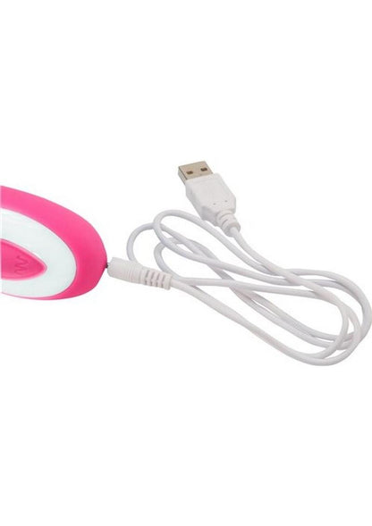 Wonderlust Serenity Rechargeable Silicone Vibrator - Pink