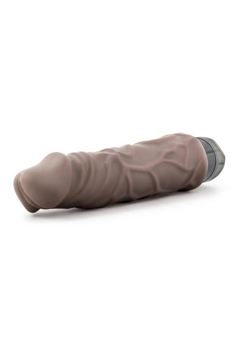 X5 Plus Hard On Vibrating Dildo - Caramel - 9in