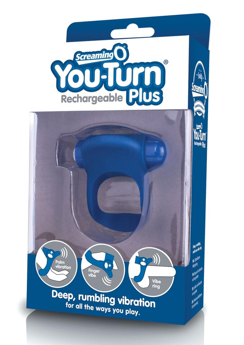 You-Turn Rechargeable Plus Silicone Ring Waterproof