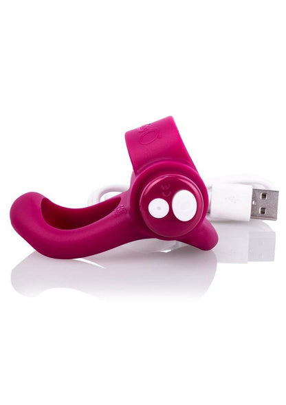 You-Turn Rechargeable Plus Silicone Ring Waterproof - Pink/Strawberry