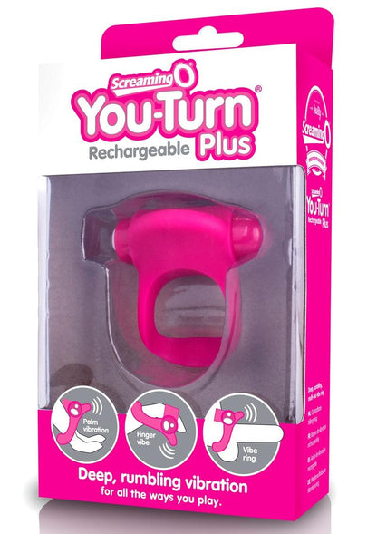 You-Turn Rechargeable Plus Silicone Ring Waterproof