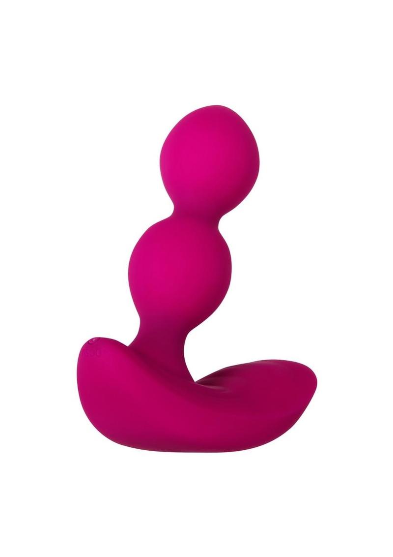 Zero Tolerance Bubble Butt Silicone Inflatable Rechargeable Anal Plug with Remote Control - Red