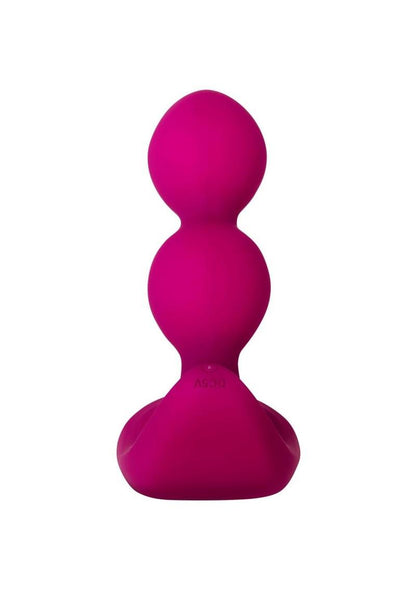 Zero Tolerance Bubble Butt Silicone Inflatable Rechargeable Anal Plug with Remote Control - Red